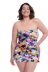 Gottex Profile By Gottex Holi Plus Size Underwire Bandeau Swimdress
